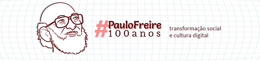 Banner comemorativo dos 100 anos do Paulo Freire